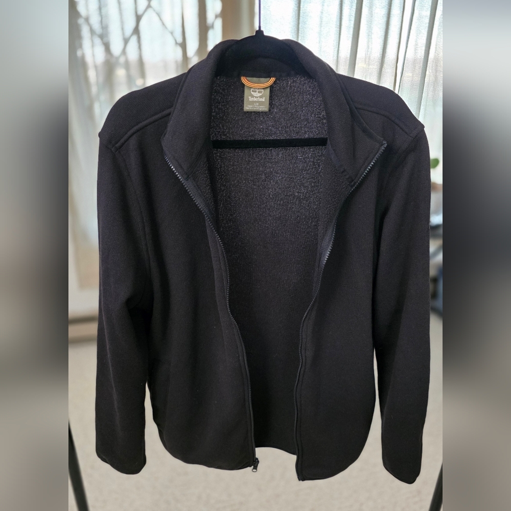 Timberland Black Zip-Up Jacket